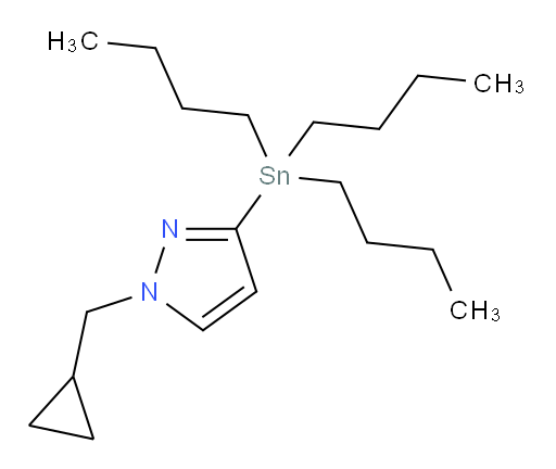 1-(cyclopropylmethyl)-3-(tributylstannyl)-1H-pyrazole