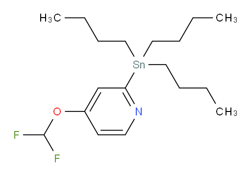 4-(difluoromethoxy)-2-(tributylstannyl)pyridine