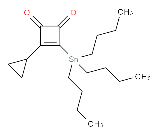 3-cyclopropyl-4-(tributylstannyl)cyclobut-3-ene-1,2-dione