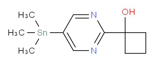 1-(5-(trimethylstannyl)pyrimidin-2-yl)cyclobutanol