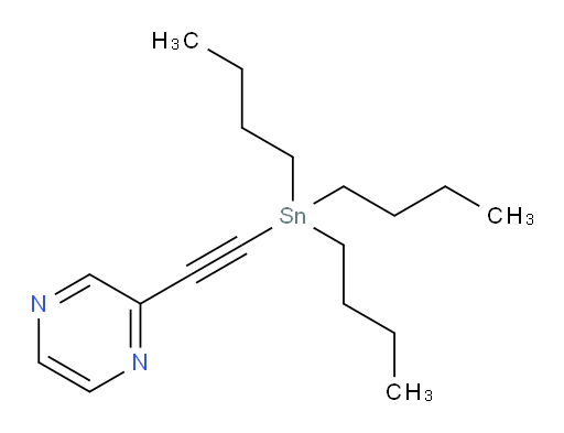 2-((tributylstannyl)ethynyl)pyrazine