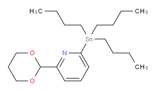 2-(1,3-dioxan-2-yl)-6-(tributylstannyl)pyridine