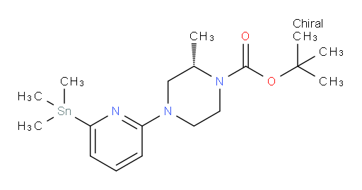 (S)-tert-butyl 2-methyl-4-(6-(trimethylstannyl)pyridin-2-yl)piperazine-1-carboxylate