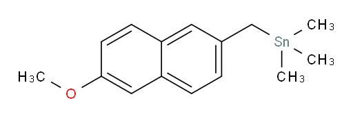((6-methoxynaphthalen-2-yl)methyl)trimethylstannane