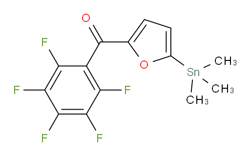 (perfluorophenyl)(5-(trimethylstannyl)furan-2-yl)methanone