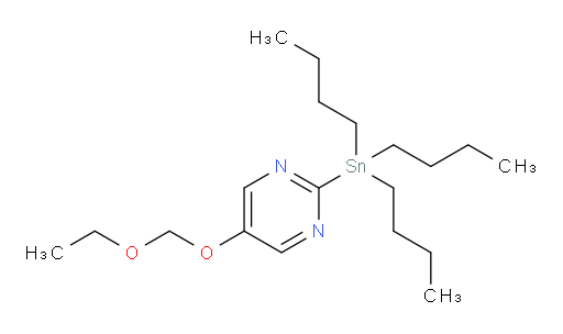5-(ethoxymethoxy)-2-(tributylstannyl)pyrimidine
