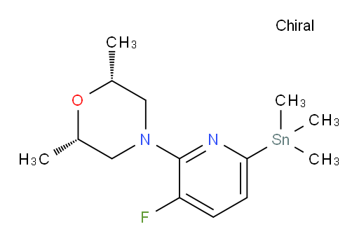 (2R,6S)-4-(3-fluoro-6-(trimethylstannyl)pyridin-2-yl)-2,6-dimethylmorpholine