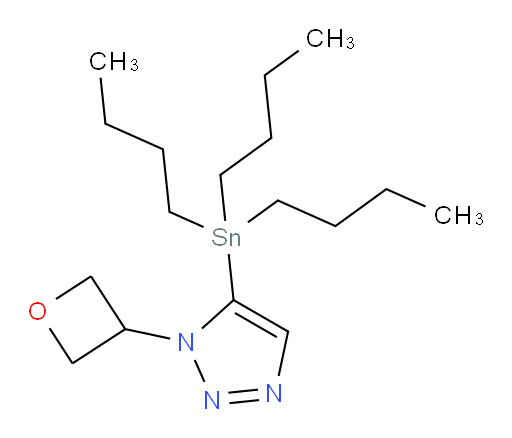 1-(oxetan-3-yl)-5-(tributylstannyl)-1H-1,2,3-triazole