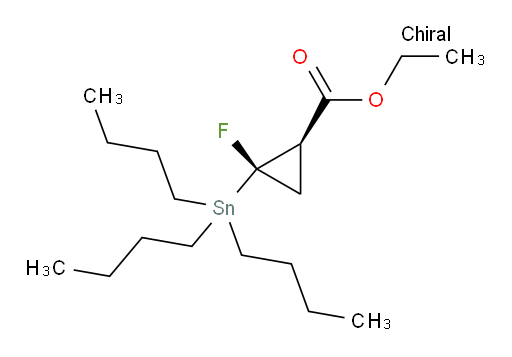 (1R,2S)-ethyl 2-fluoro-2-(tributylstannyl)cyclopropanecarboxylate