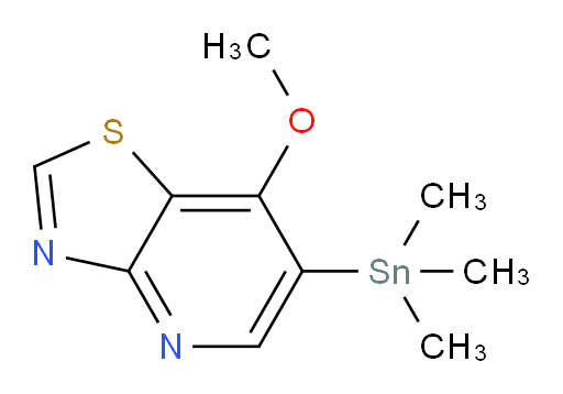 7-methoxy-6-(trimethylstannyl)thiazolo[4,5-b]pyridine