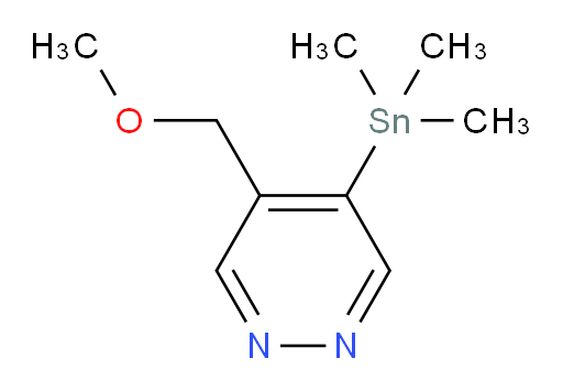 4-(methoxymethyl)-5-(trimethylstannyl)pyridazine