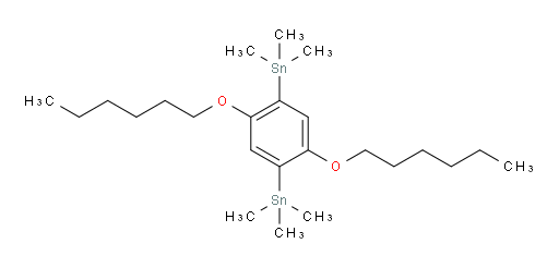 (2,5-bis(hexyloxy)-1,4-phenylene)bis(trimethylstannane)
