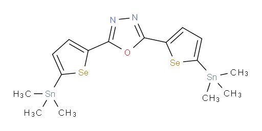2,5-bis(5-(trimethylstannyl)selenophen-2-yl)-1,3,4-oxadiazole