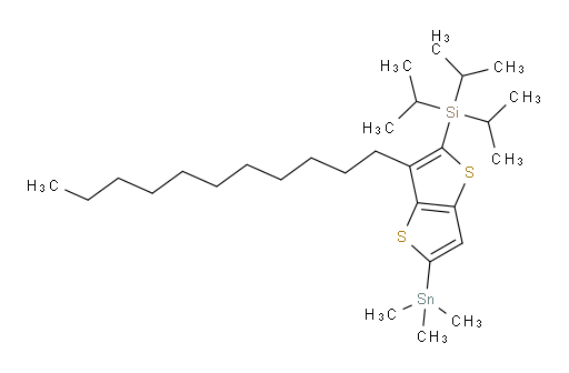 triisopropyl(5-(trimethylstannyl)-3-undecylthieno[3,2-b]thiophen-2-yl)silane