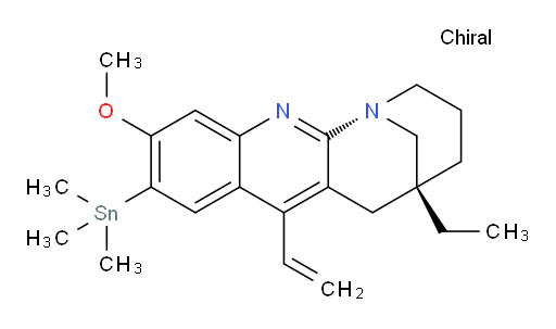 (1R,5R)-5-ethyl-10-methoxy-9-(trimethylstannyl)-7-vinyl-3,4,5,6-tetrahydro-2H-1,5-methanoazocino[2,3-b]quinoline