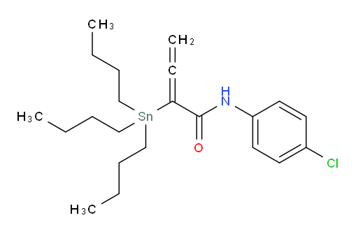 N-(4-chlorophenyl)-2-(tributylstannyl)buta-2,3-dienamide