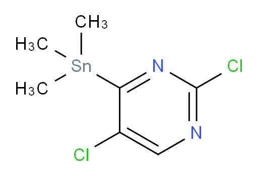 2,5-dichloro-4-(trimethylstannyl)pyrimidine