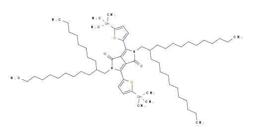 2-(2-octyldodecyl)-3,6-bis(5-(trimethylstannyl)thiophen-2-yl)-5-(2-undecyltridecyl)pyrrolo[3,4-c]pyrrole-1,4(2H,5H)-dione