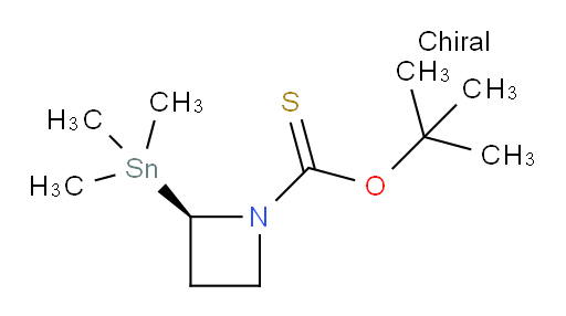 (R)-O-tert-butyl 2-(trimethylstannyl)azetidine-1-carbothioate