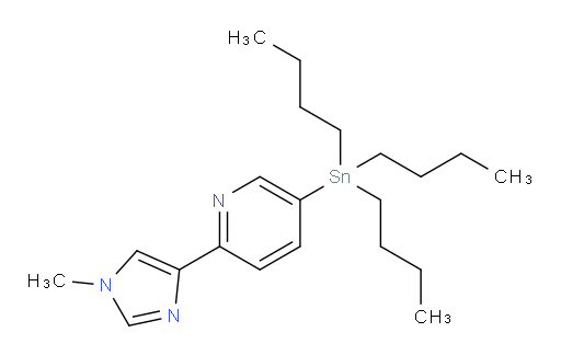 2-(1-methyl-1H-imidazol-4-yl)-5-(tributylstannyl)pyridine