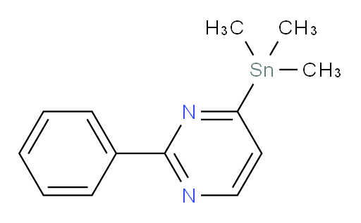 2-phenyl-4-(trimethylstannyl)pyrimidine