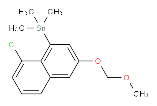 (8-chloro-3-(methoxymethoxy)naphthalen-1-yl)trimethylstannane