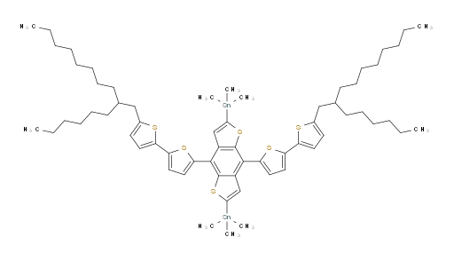 (4,8-bis(5'-(2-hexyldecyl)-[2,2'-bithiophen]-5-yl)benzo[1,2-b:4,5-b']dithiophene-2,6-diyl)bis(trimethylstannane)