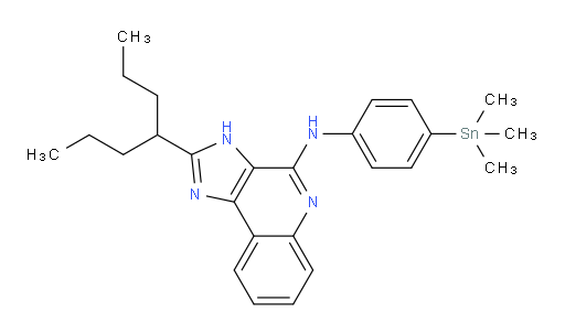 2-(heptan-4-yl)-N-(4-(trimethylstannyl)phenyl)-3H-imidazo[4,5-c]quinolin-4-amine