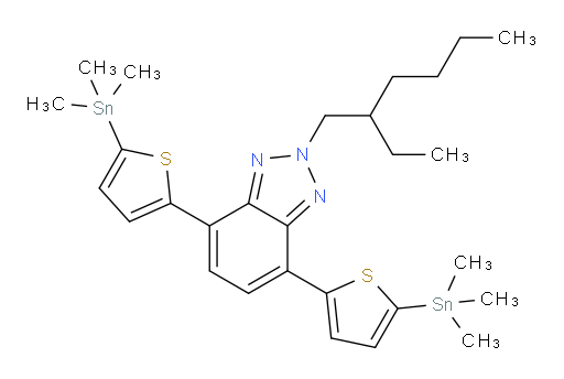 2-(2-ethylhexyl)-4,7-bis(5-(trimethylstannyl)thiophen-2-yl)-2H-benzo[d][1,2,3]triazole