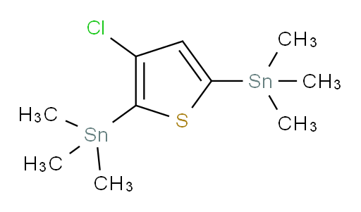 (3-chlorothiophene-2,5-diyl)bis(trimethylstannane)
