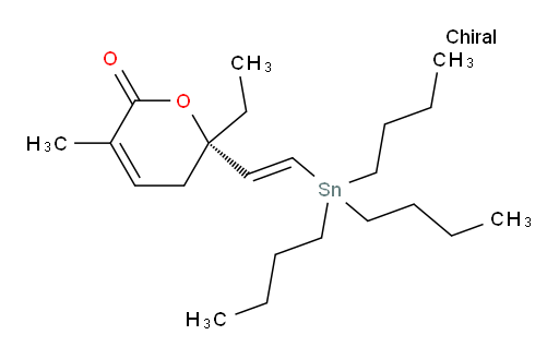 (S,E)-6-ethyl-3-methyl-6-(2-(tributylstannyl)vinyl)-5,6-dihydro-2H-pyran-2-one