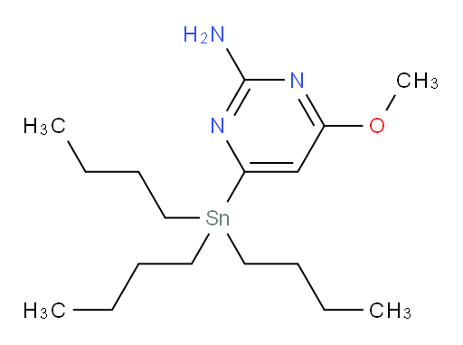 4-methoxy-6-(tributylstannyl)pyrimidin-2-amine