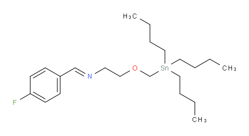 (E)-N-(4-fluorobenzylidene)-2-((tributylstannyl)methoxy)ethanamine