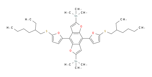 (4,8-bis(5-((2-ethylhexyl)thio)furan-2-yl)benzo[1,2-b:4,5-b']difuran-2,6-diyl)bis(trimethylstannane)