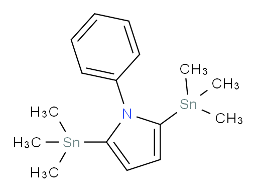 1-phenyl-2,5-bis(trimethylstannyl)-1H-pyrrole