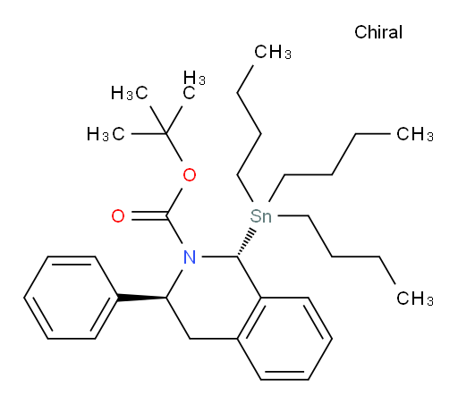 (1R,3S)-tert-butyl 3-phenyl-1-(tributylstannyl)-3,4-dihydroisoquinoline-2(1H)-carboxylate