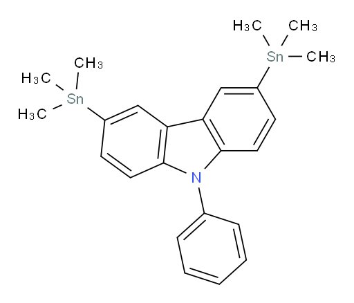 9-phenyl-3,6-bis(trimethylstannyl)-9H-carbazole