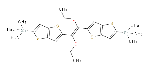 (E)-1,2-diethoxy-1,2-bis(5-(trimethylstannyl)thieno[3,2-b]thiophen-2-yl)ethene