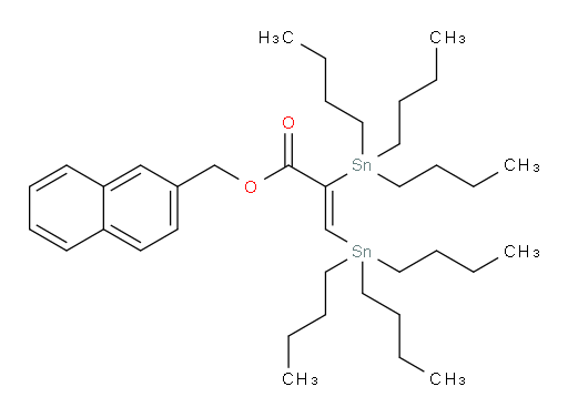 (Z)-naphthalen-2-ylmethyl 2,3-bis(tributylstannyl)acrylate