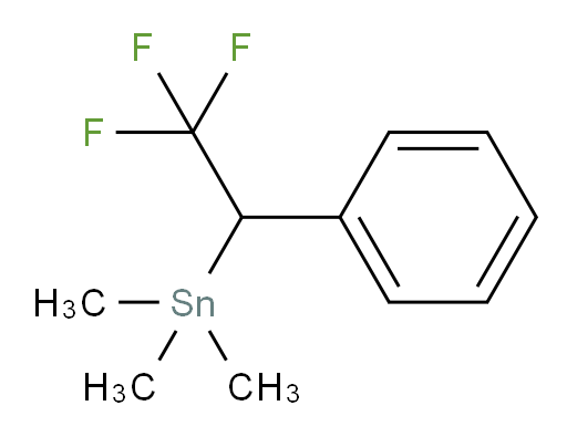 trimethyl(2,2,2-trifluoro-1-phenylethyl)stannane