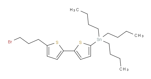 (5'-(3-bromopropyl)-[2,2'-bithiophen]-5-yl)tributylstannane