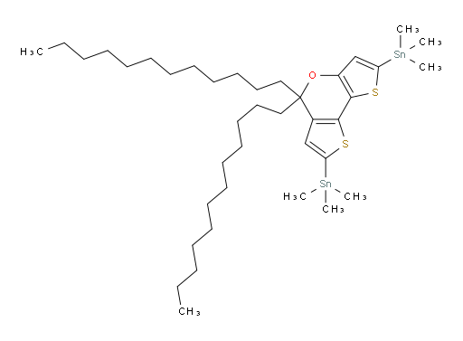 (5,5-didodecyl-5H-dithieno[3,2-b:2',3'-d]pyran-2,7-diyl)bis(trimethylstannane)
