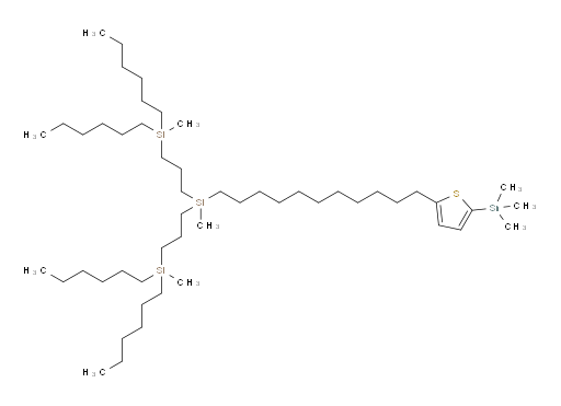 ((methyl(11-(5-(trimethylstannyl)thiophen-2-yl)undecyl)silanediyl)bis(propane-3,1-diyl))bis(dihexyl(methyl)silane)
