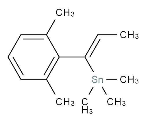 (Z)-(1-(2,6-dimethylphenyl)prop-1-en-1-yl)trimethylstannane
