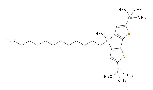 4-dodecyl-4-methyl-2,6-bis(trimethylstannyl)-4H-silolo[3,2-b:4,5-b']dithiophene
