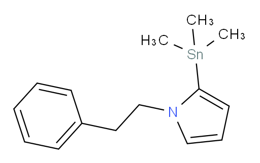 1-phenethyl-2-(trimethylstannyl)-1H-pyrrole