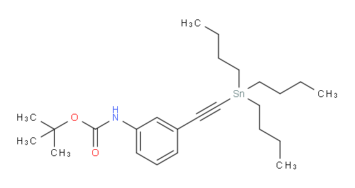 tert-butyl (3-((tributylstannyl)ethynyl)phenyl)carbamate