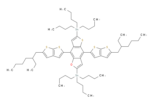 (4,8-bis(5-(2-ethylhexyl)thieno[2,3-b]thiophen-2-yl)thieno[2,3-f]benzofuran-2,6-diyl)bis(tributylstannane)