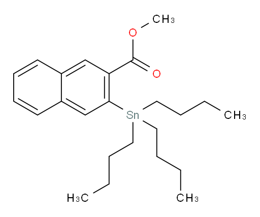 methyl 3-(tributylstannyl)-2-naphthoate