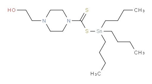 tributylstannyl 4-(2-hydroxyethyl)piperazine-1-carbodithioate